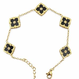 Black Clover Reversible Bracelet Vintage Style